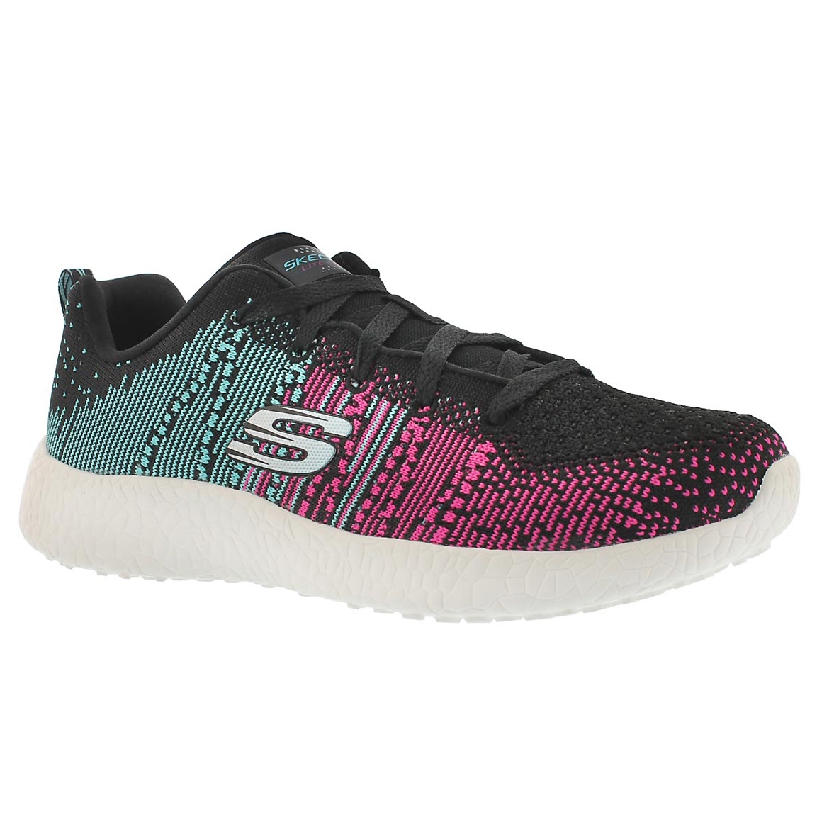 Women's ELLIPSE black/multi lace up running shoes