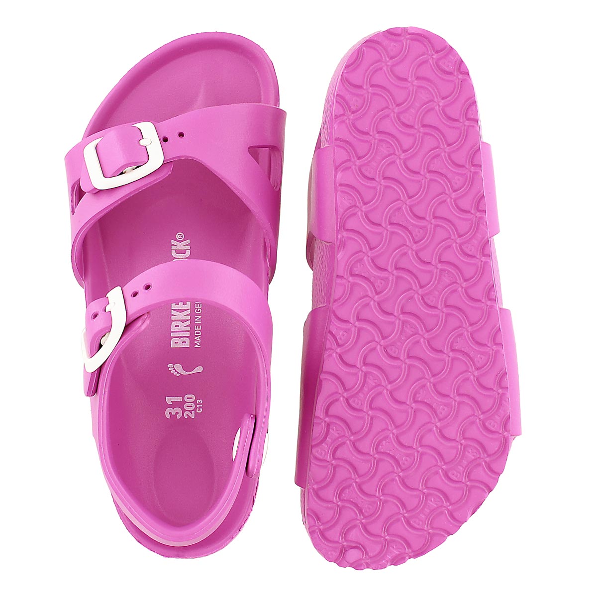 Grls Rio pink 2 strap sandal - Narrow