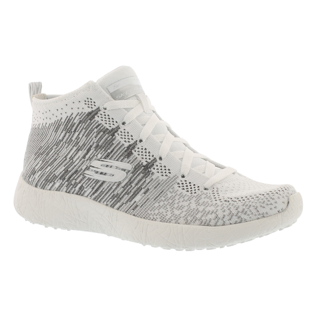Lds Sweet Symphony wht/slv high top snkr