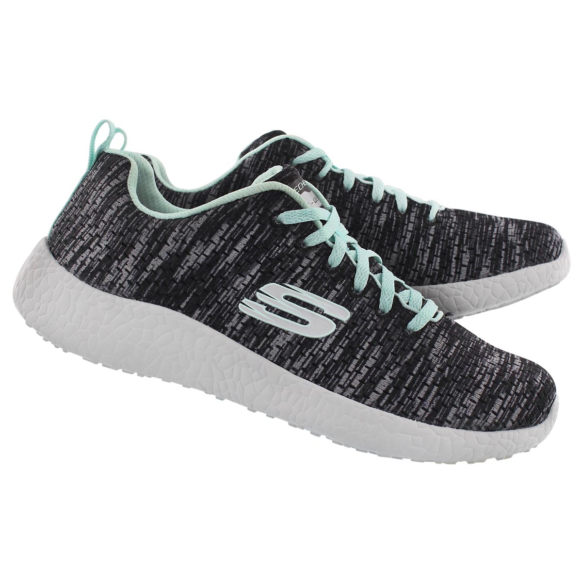 Lds New Influence blk/blu sneaker