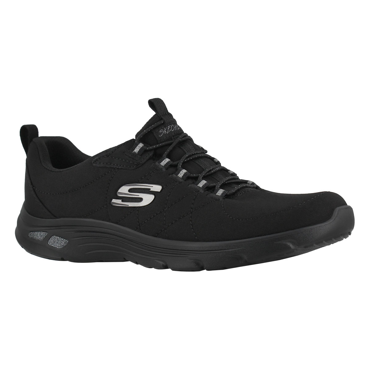 Lds Empire D'Lux blk/blk slip on snkr