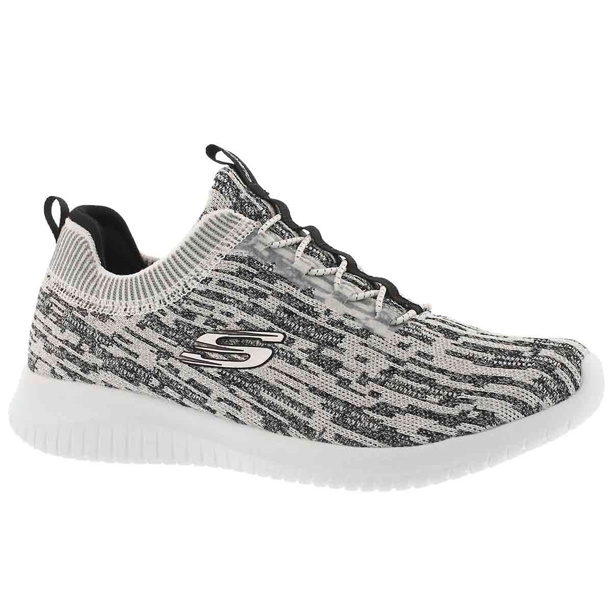 Lds UltraFlex BrightHorizon wht/blk snkr