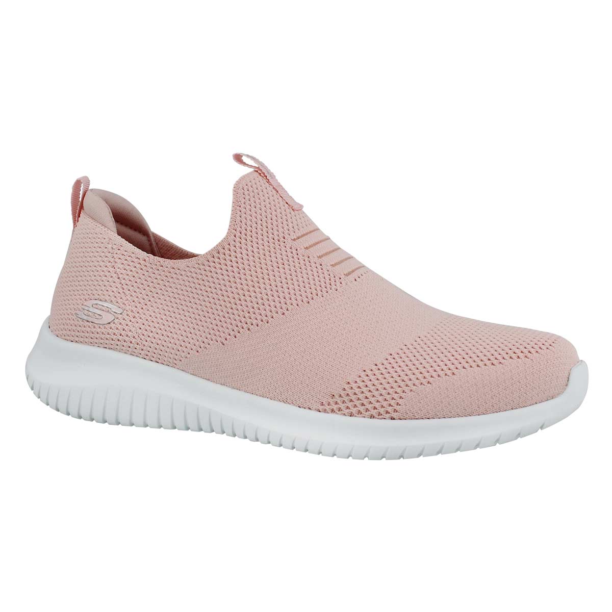 Women's ULTRA FLEX light pink slip on sneakers