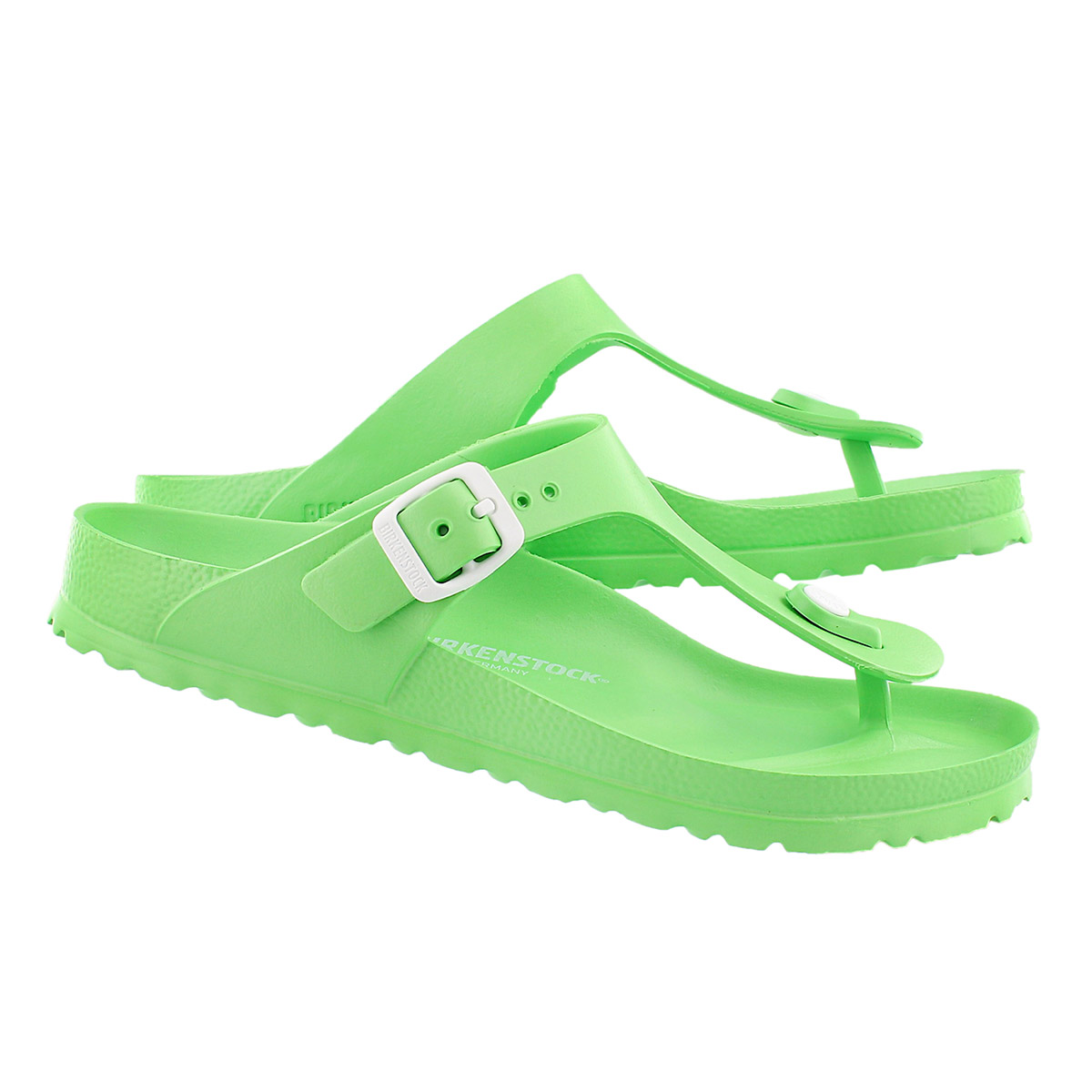 Lds Gizeh EVA neon green thong sandal