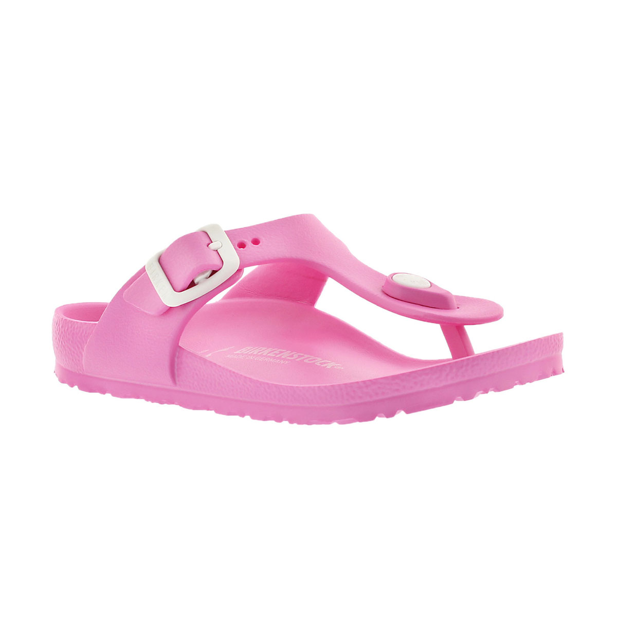 Girls' GIZEH EVA fuchsia thong sandals - Narrow