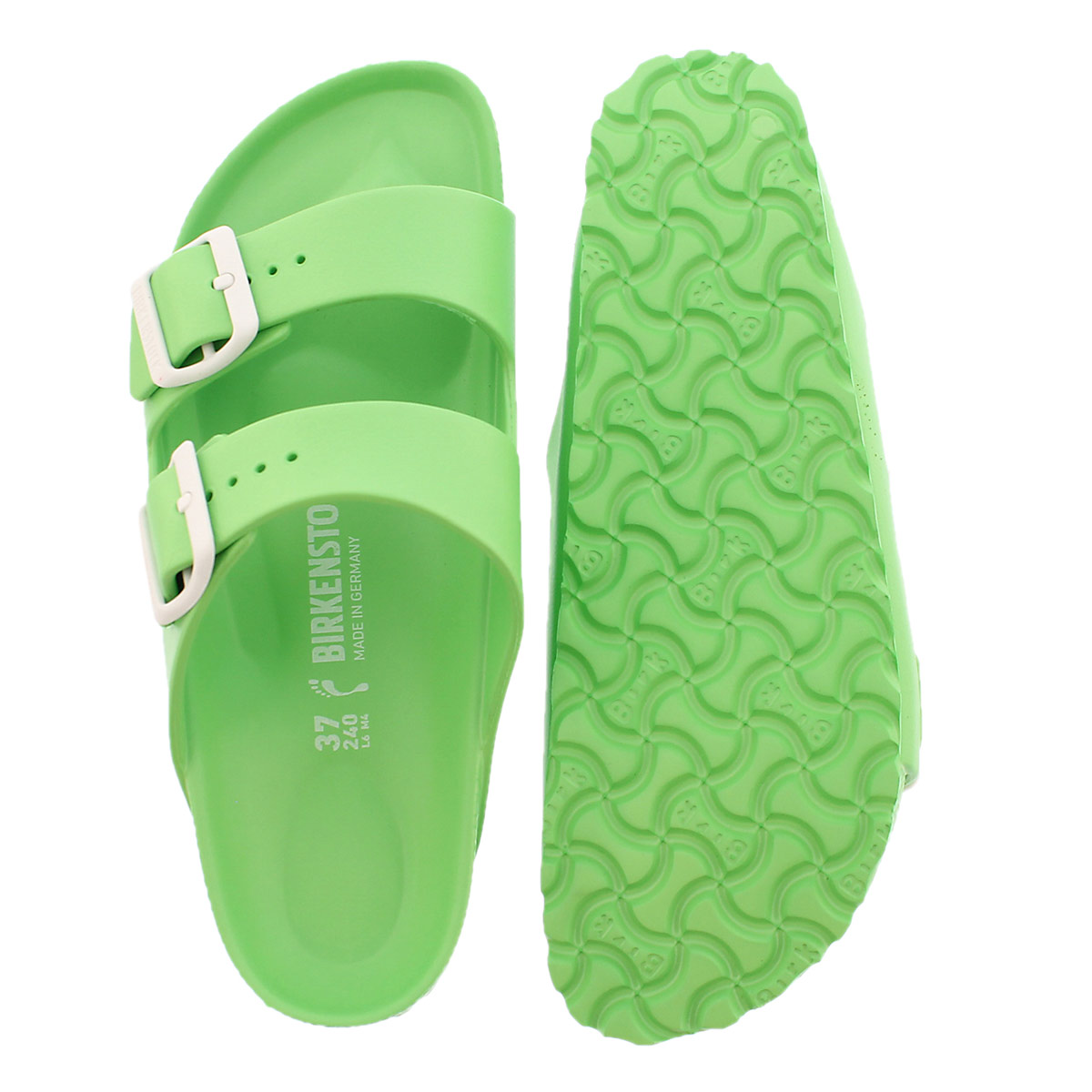 Lds Arizona EVA neon green sandal-Narrow