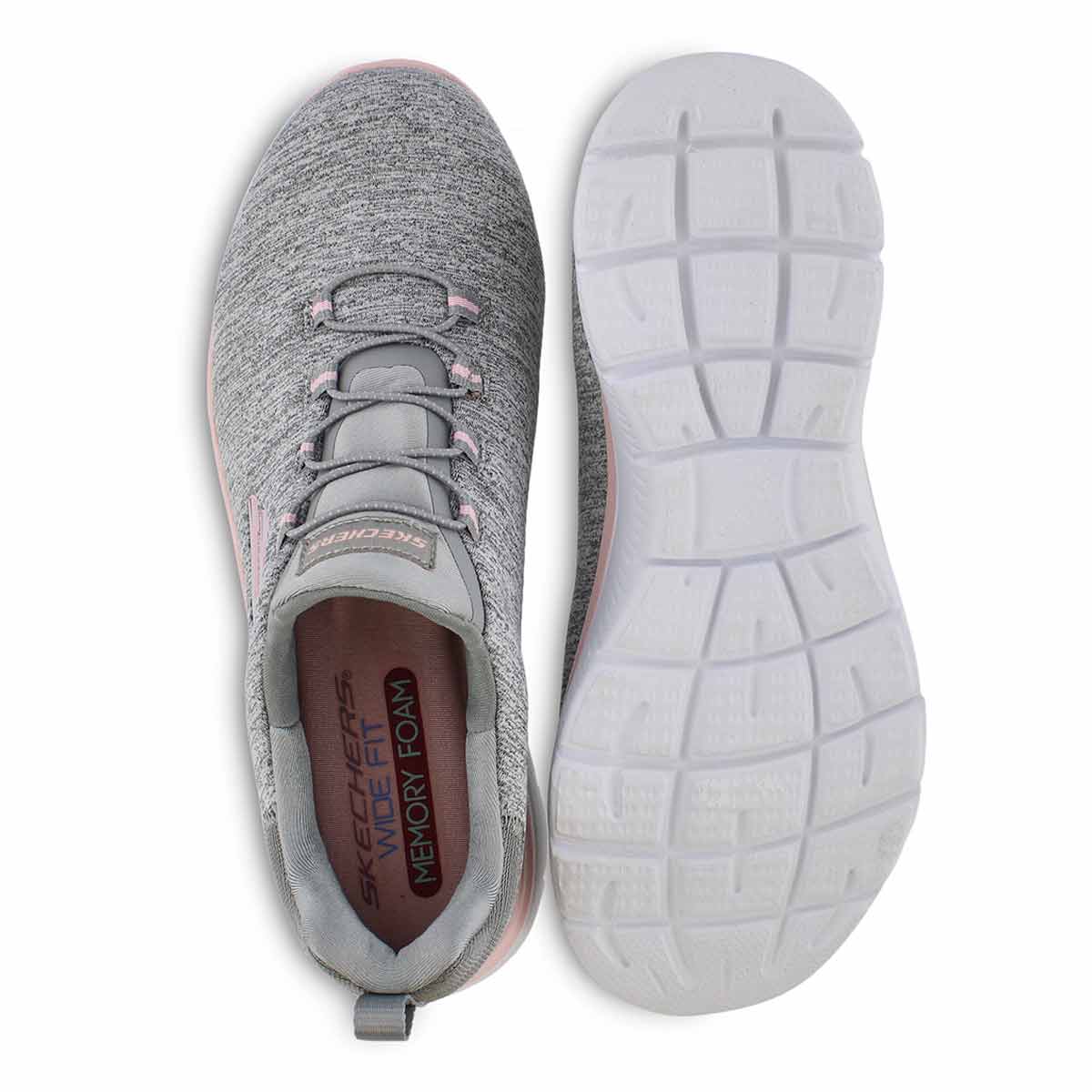 wide fit memory foam shoes