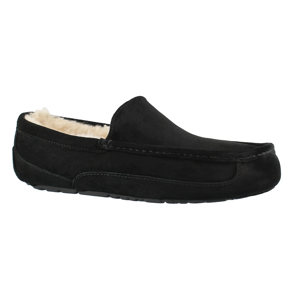 Mns Ascot black sheepskin moccasin