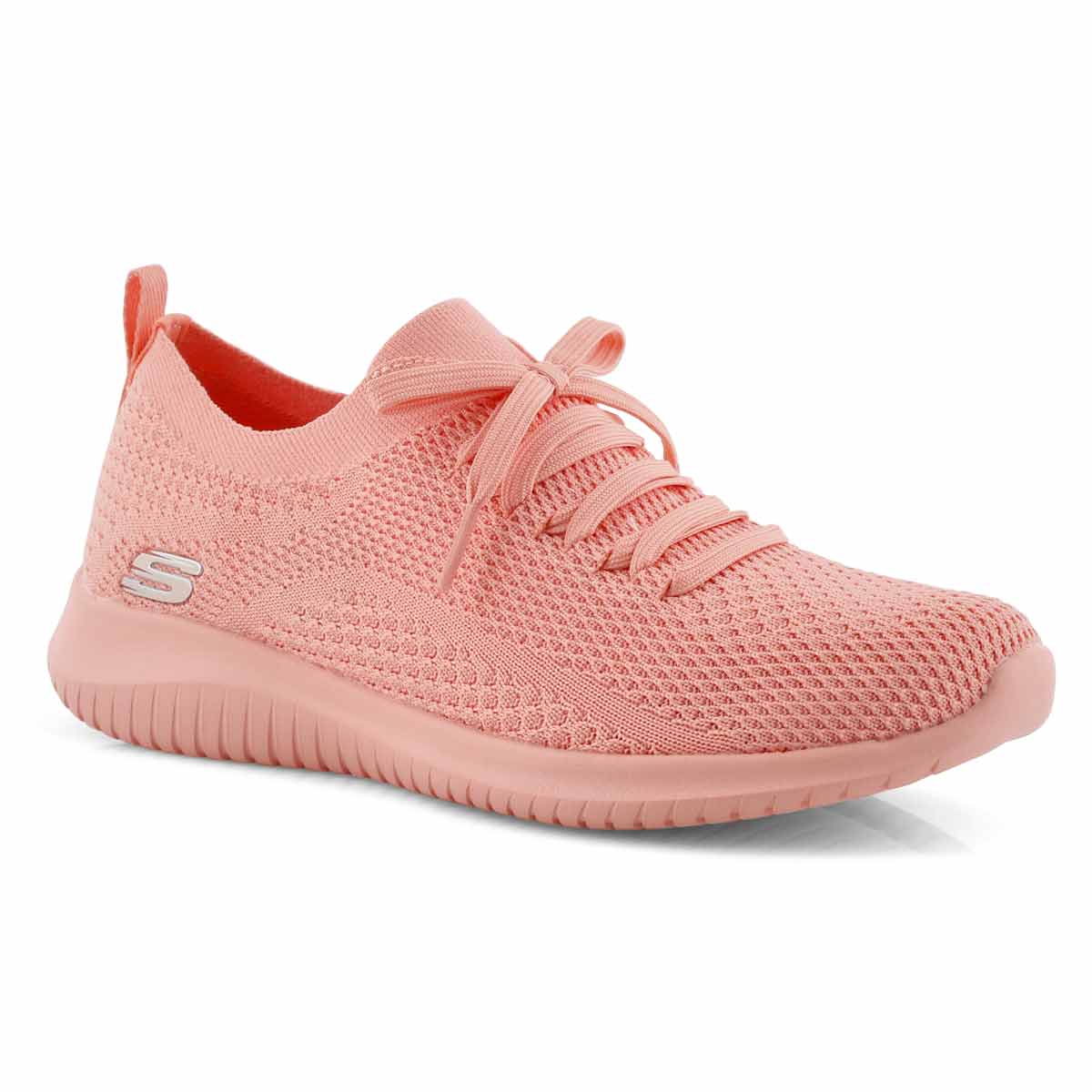 Lds Ultra Flex coral slip on sneaker