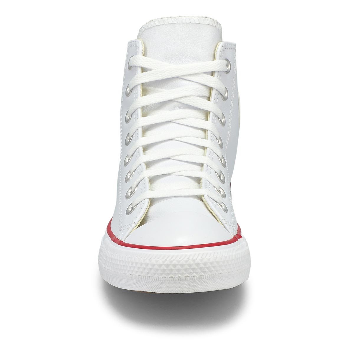 Lds CT All Star Leather white hi top
