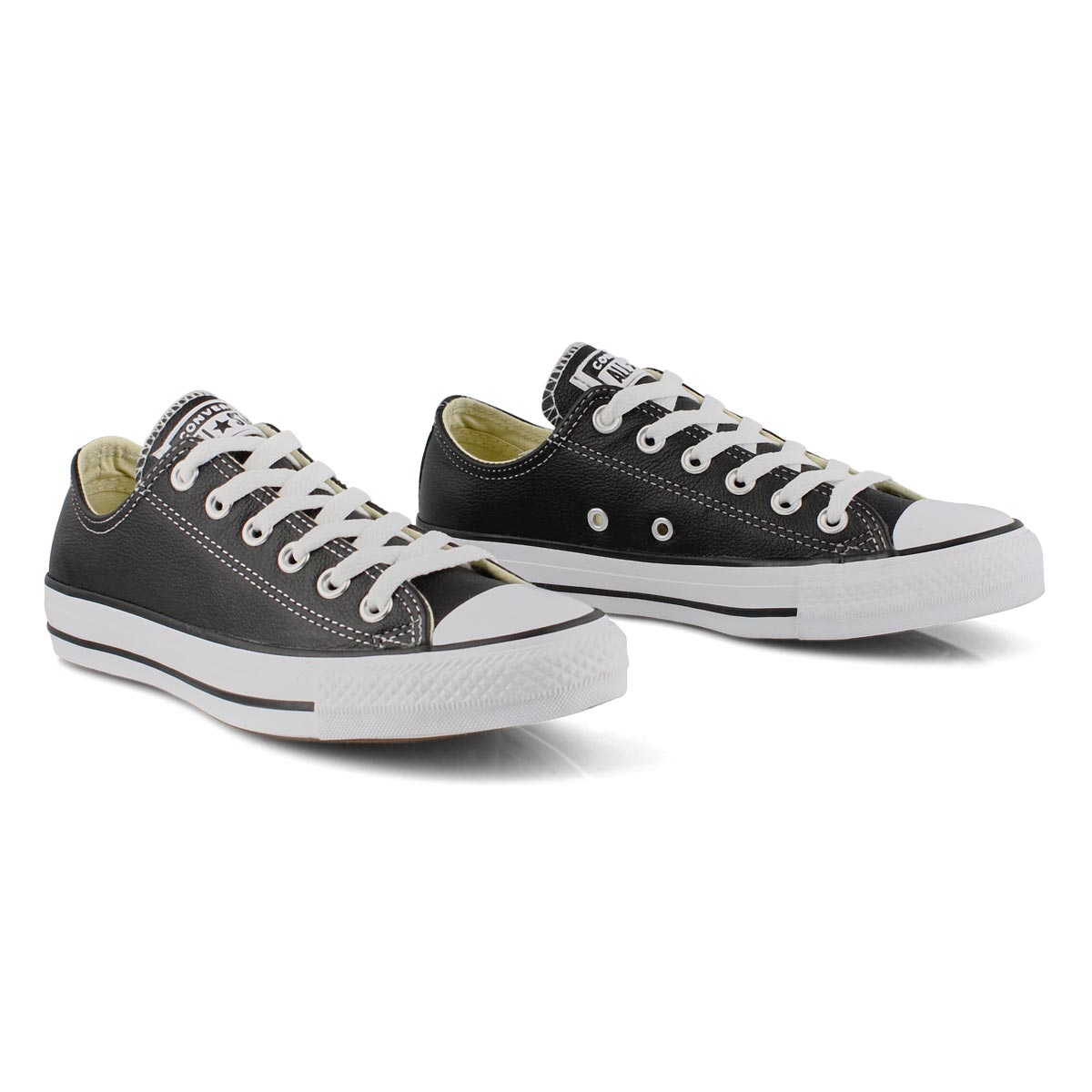 Lds CT All Star Leather black sneaker