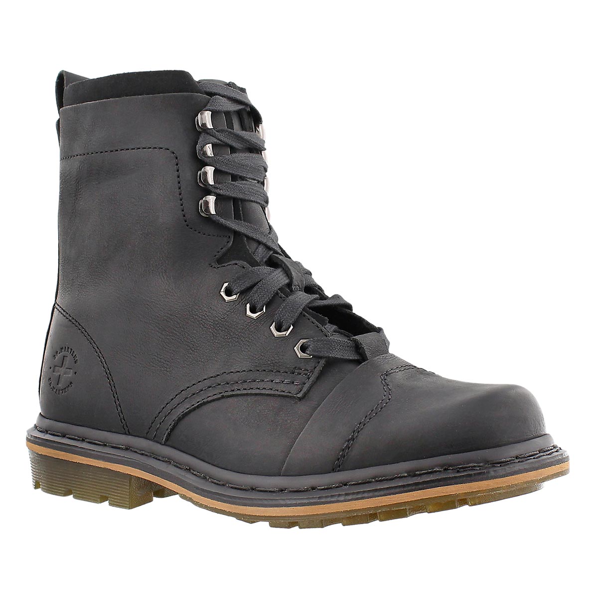 Mns Pier black 9 eye leather boot
