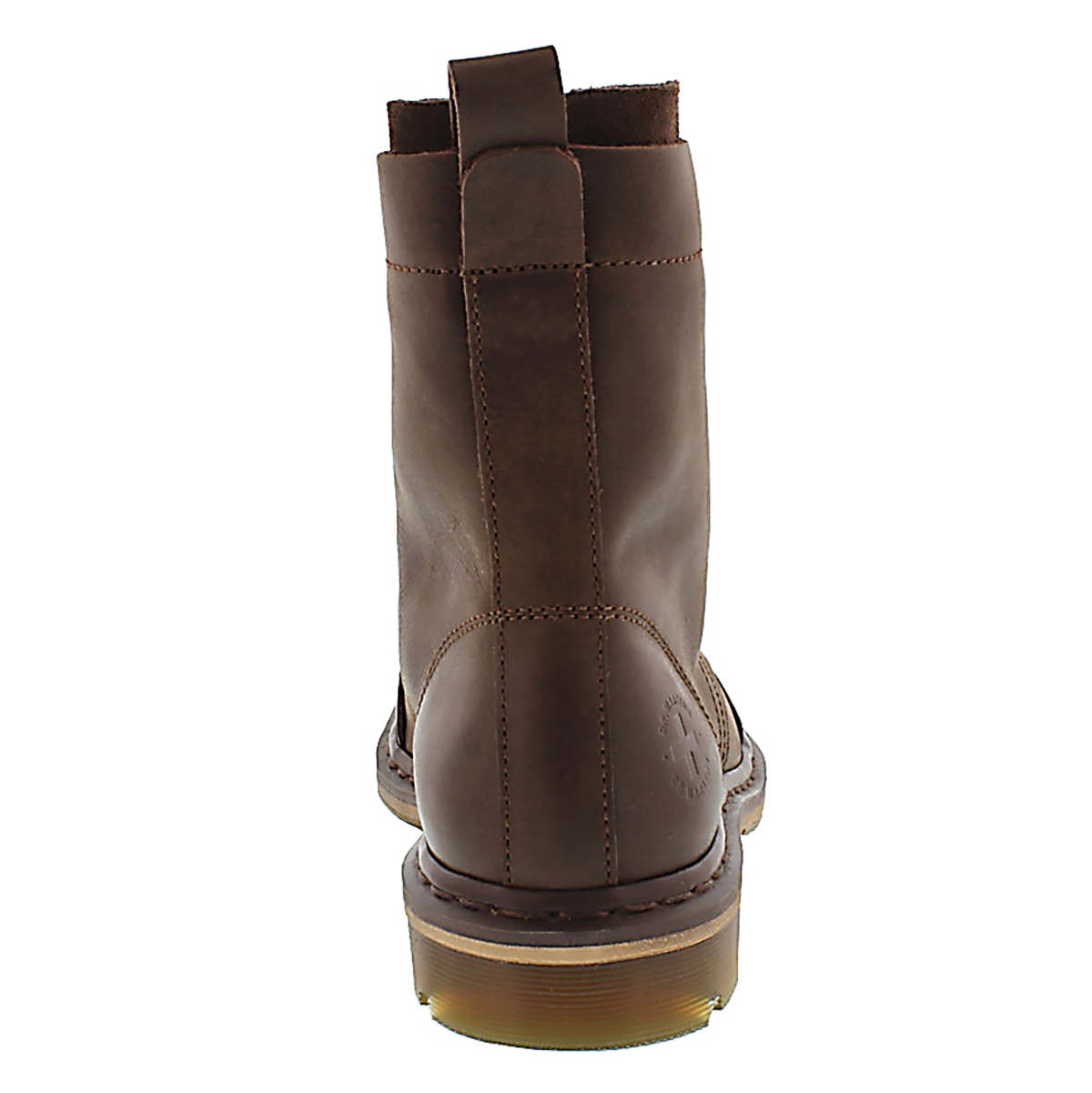 Mns Pier dk brown 9 eye leather boot