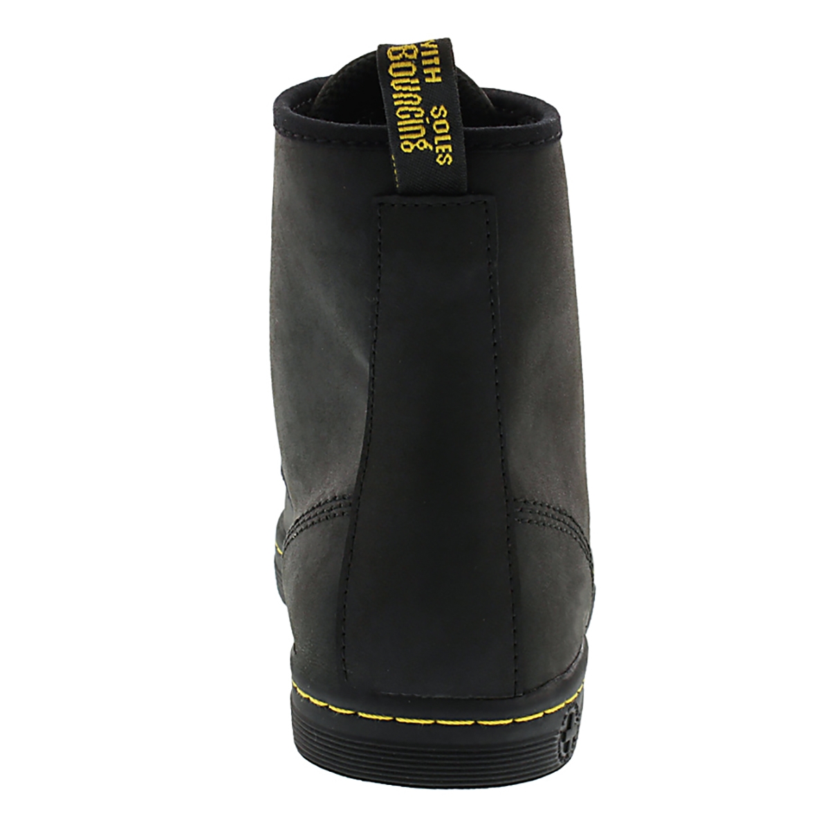 Lds Shoreditch black leather mid boot