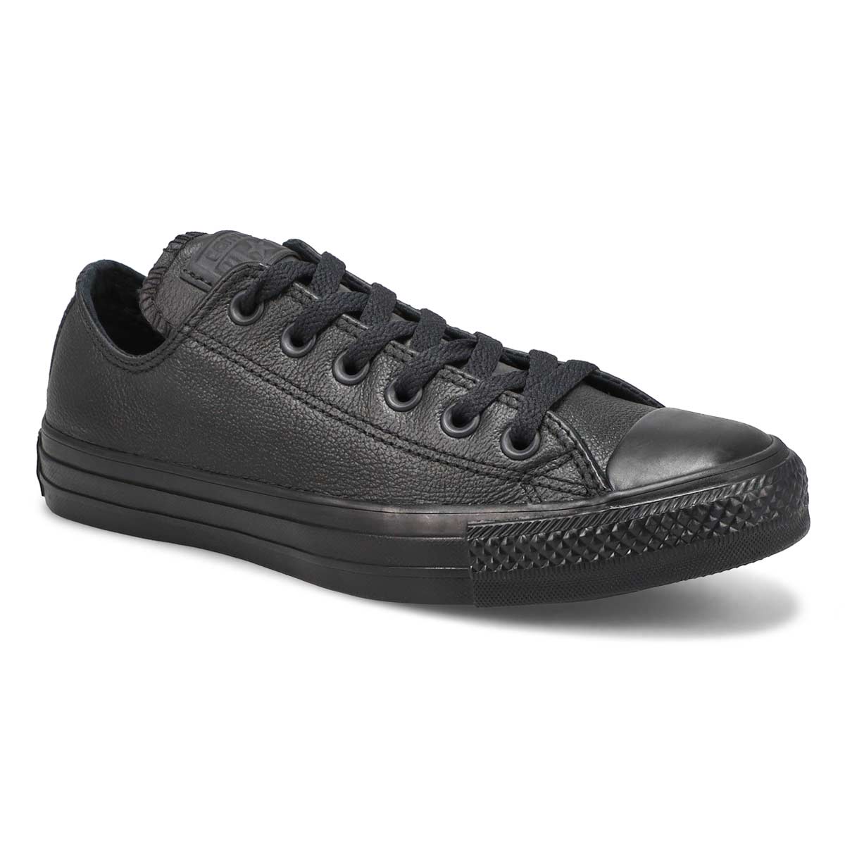 Converse Women's CT ALL STAR LEATHER black mono sneakers