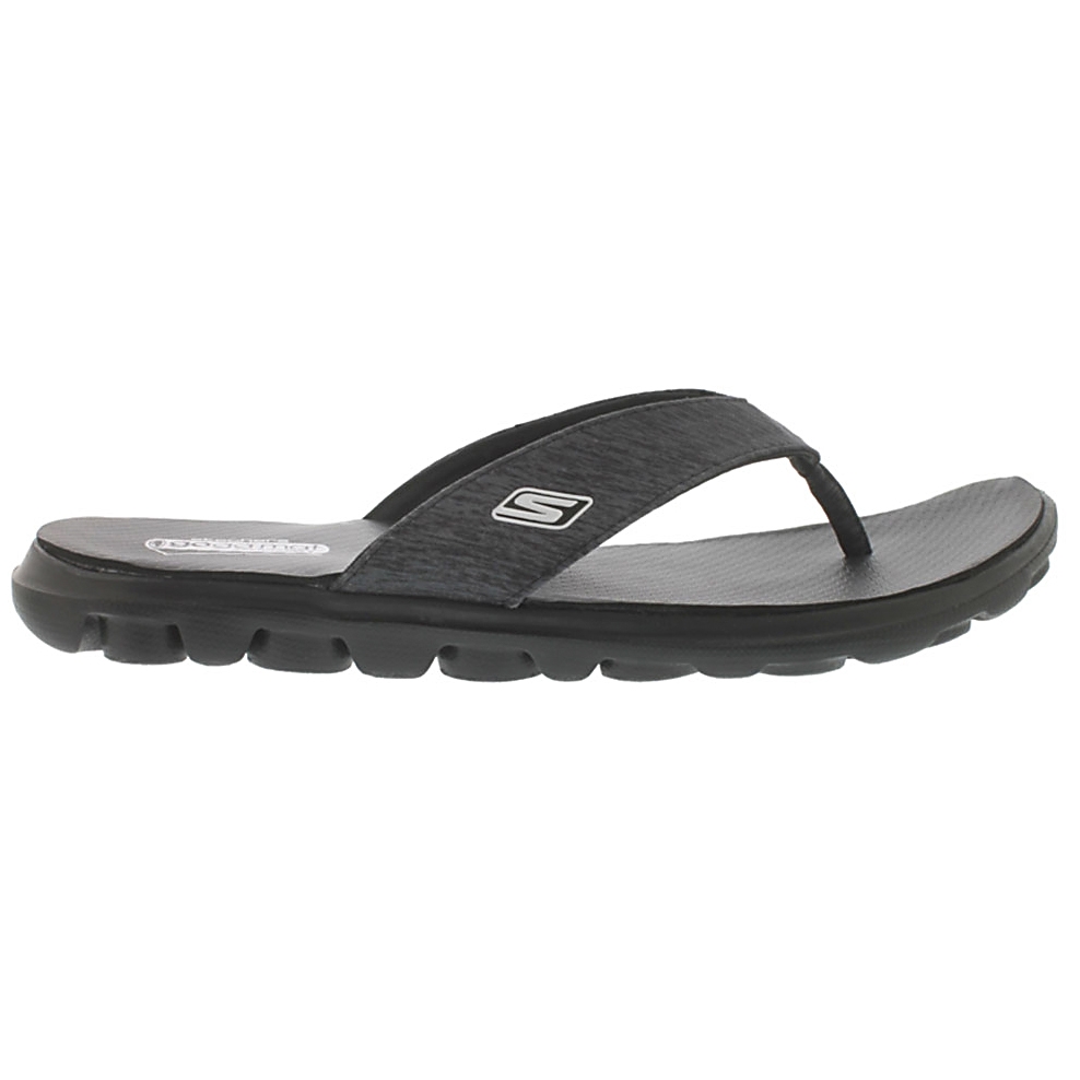 Lds Flow black thong sandal