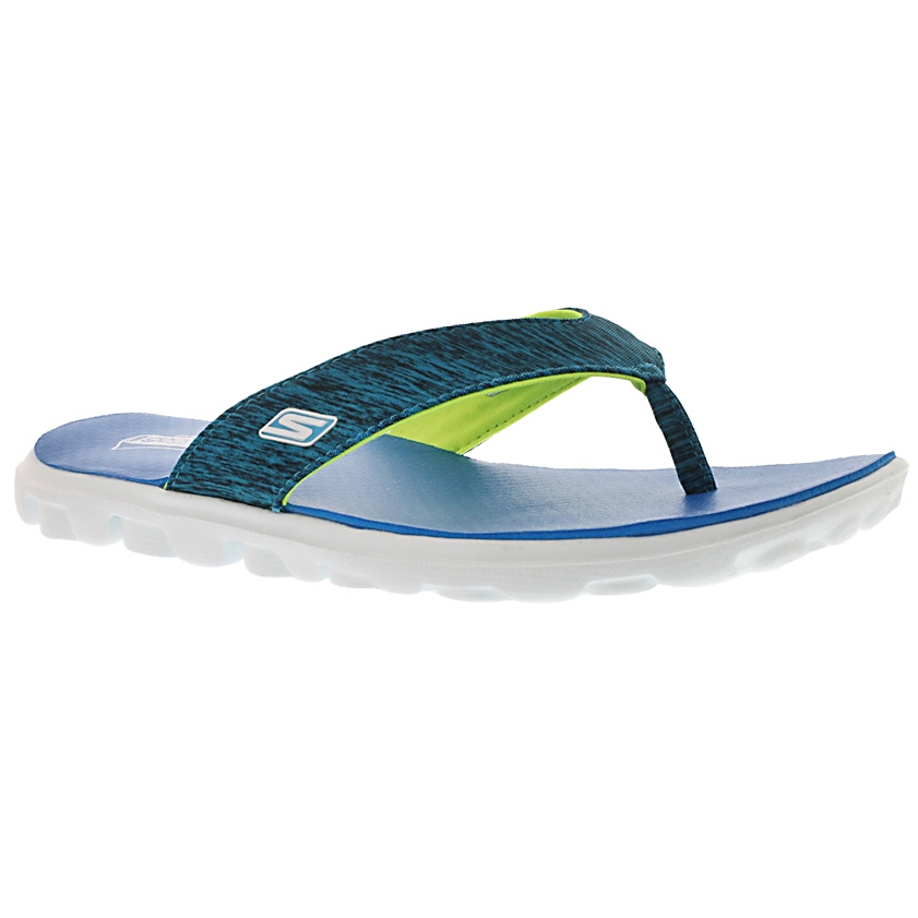 Lds Flow blue thong sandal