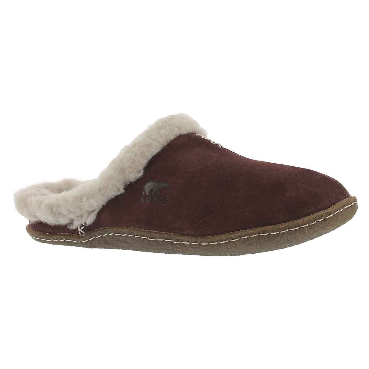 Women's NAKISKA SLIDE redwood suede slippers