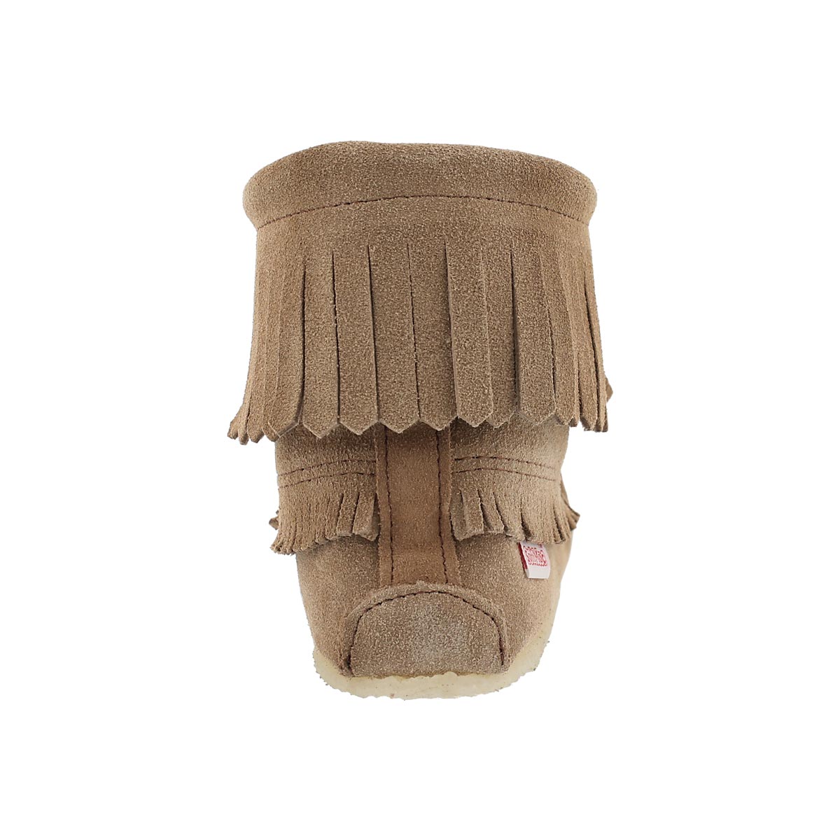 Lds mocha fringe booti moc w/memory foam