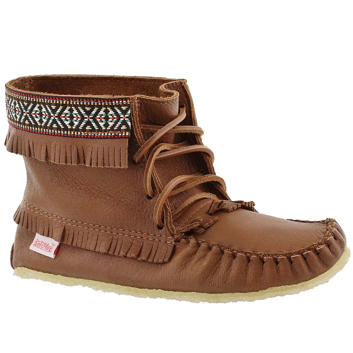 Lds mpl moose fringe bootie moccasin