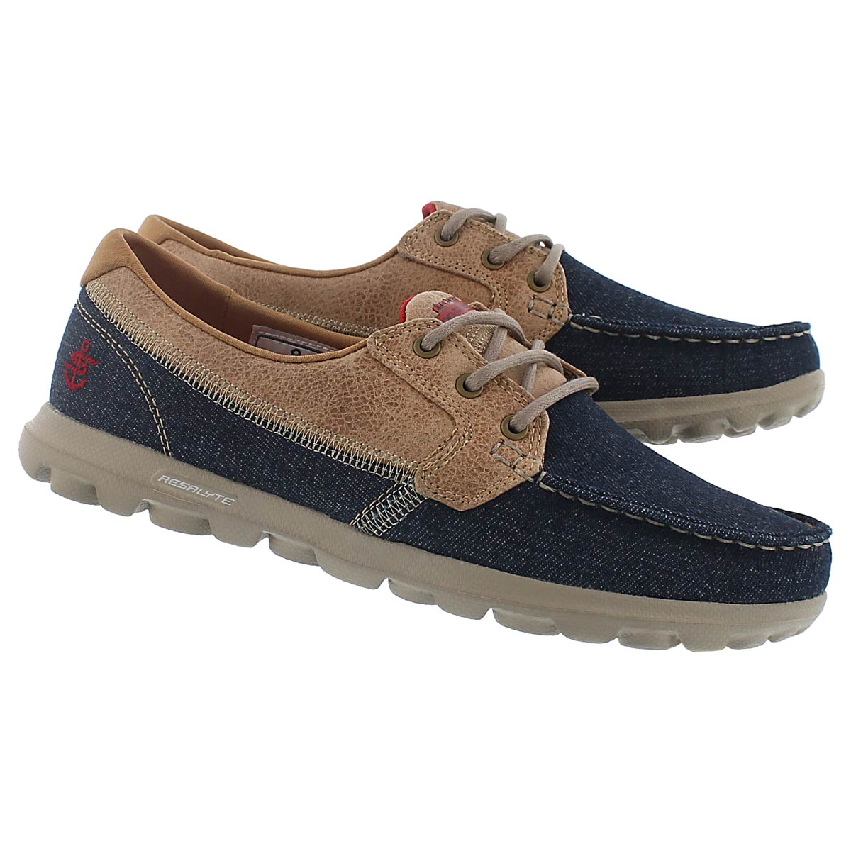 Chaussure bateau Embark, denim/tpe, fem