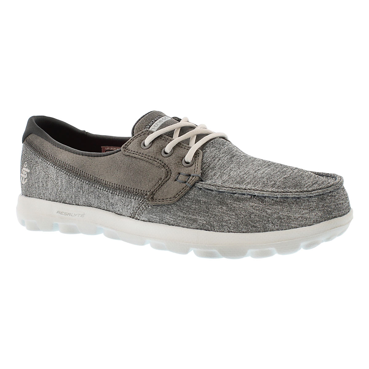 Lds Headsail charcoal 3 eye boat shoe