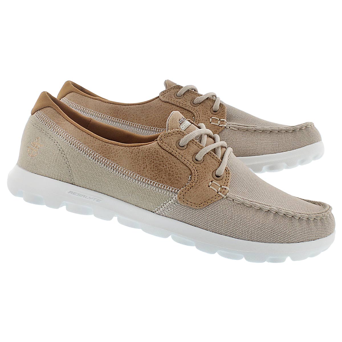 Lds Breezy natural 3 eye boat shoe