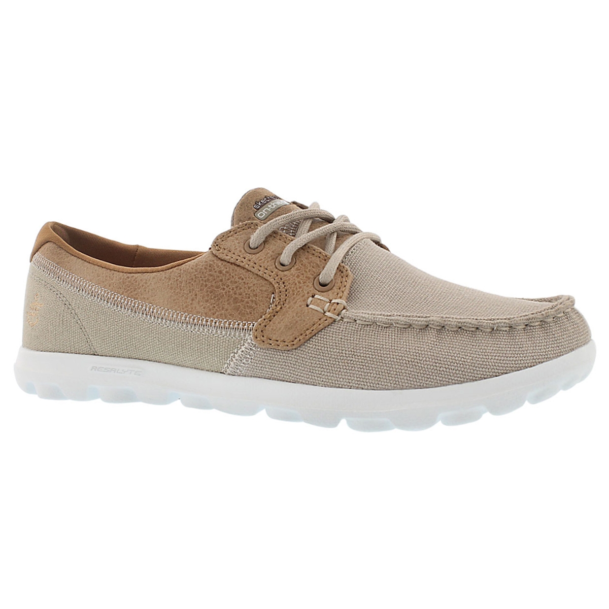 Lds Breezy natural 3 eye boat shoe