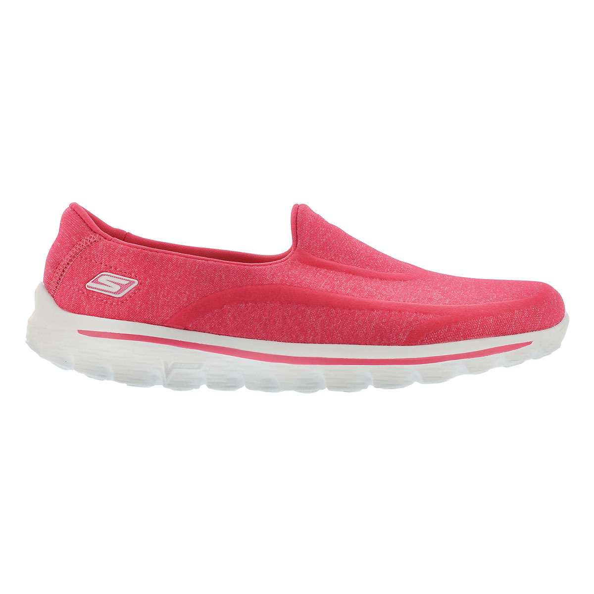 Lds GOwalk Super Sock pink slip on