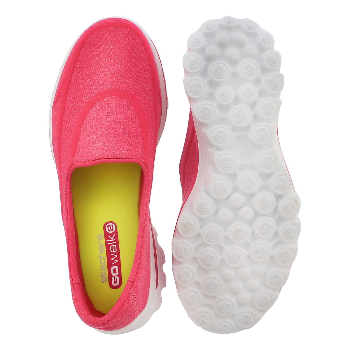 Lds GOwalk Super Sock pink slip on