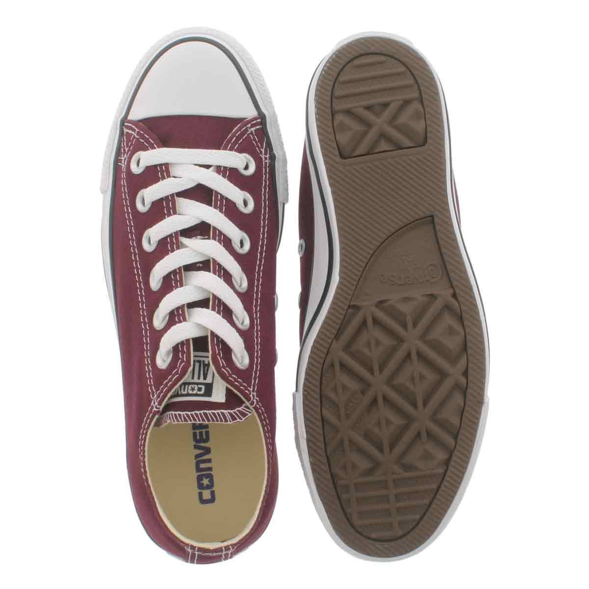 Lds CT All Star Core burgundy sneaker