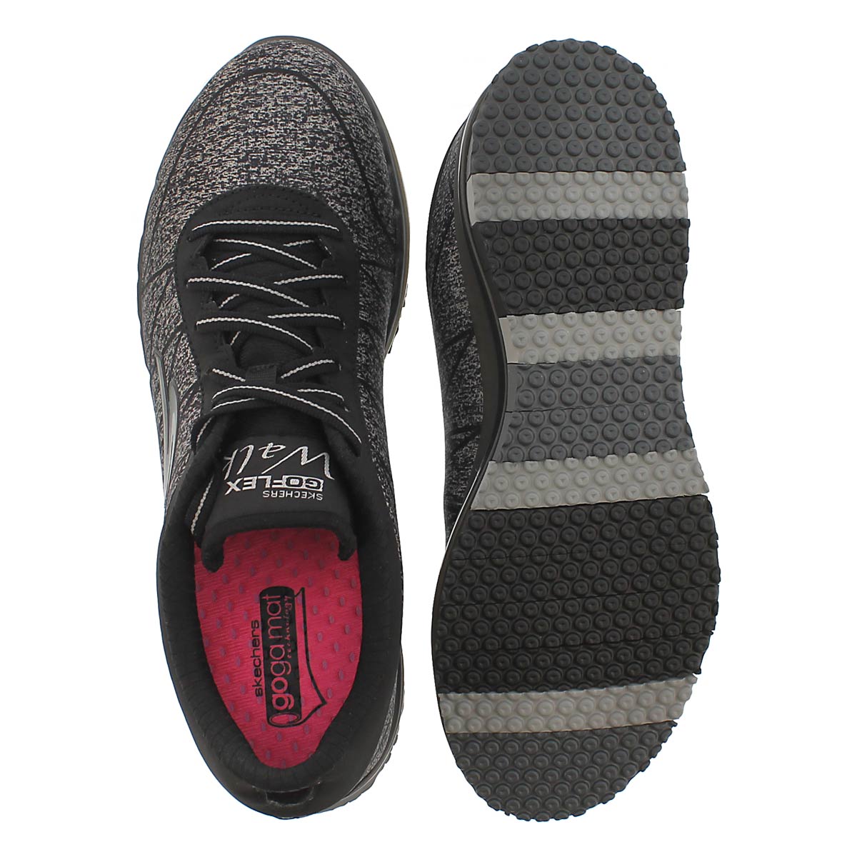 Lds Ability black lace up sneaker