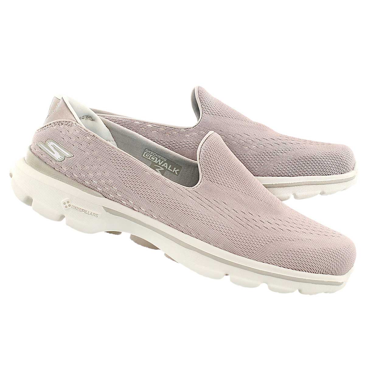 Lds GOwalk 3 natural slipon walking shoe