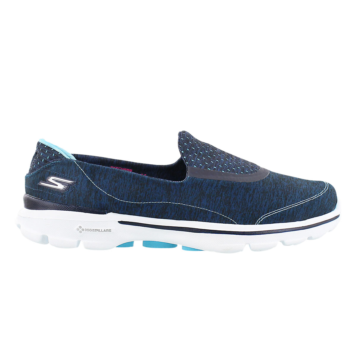Lds GOwalk 3 Elevate blue slipon shoe