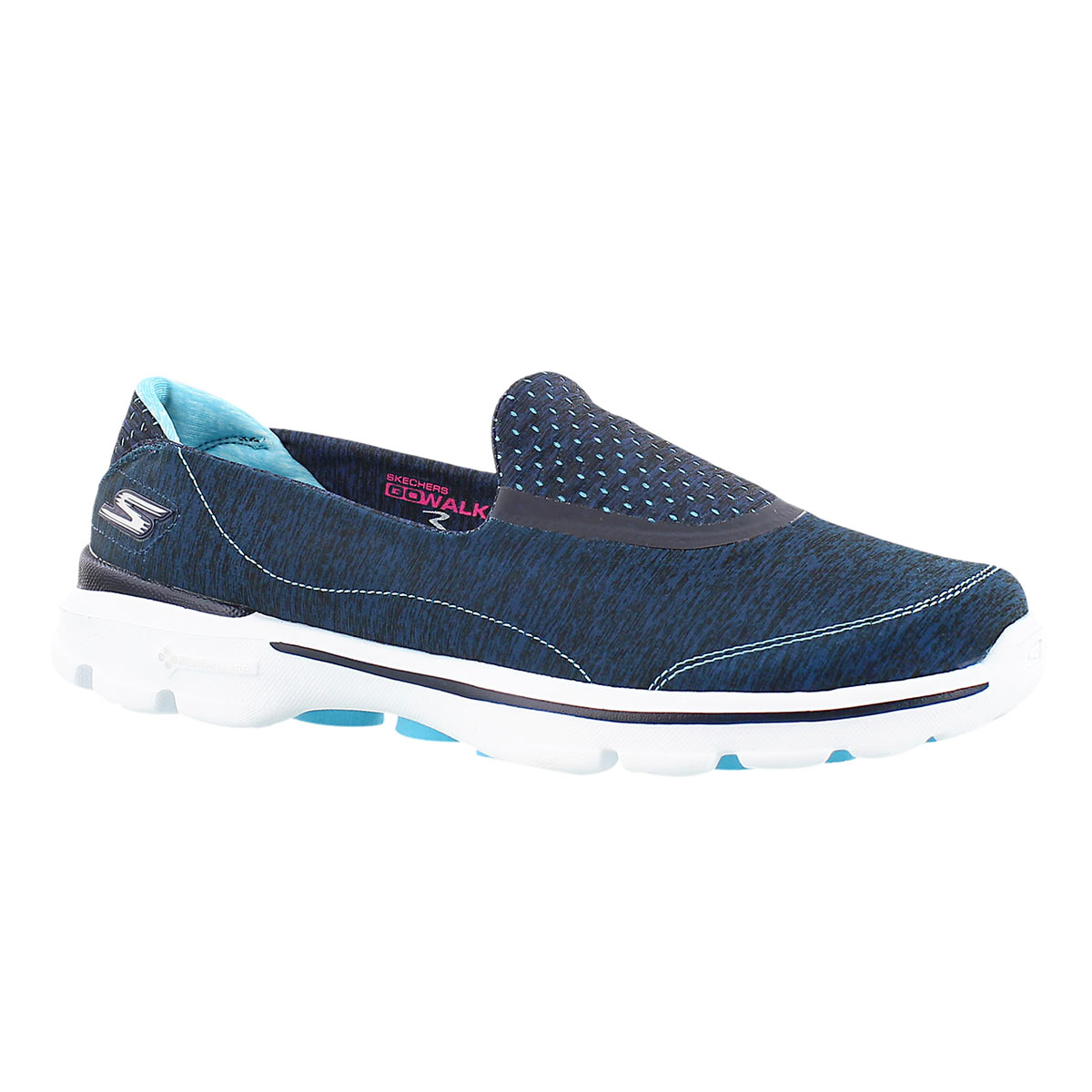 Lds GOwalk 3 Elevate blue slipon shoe