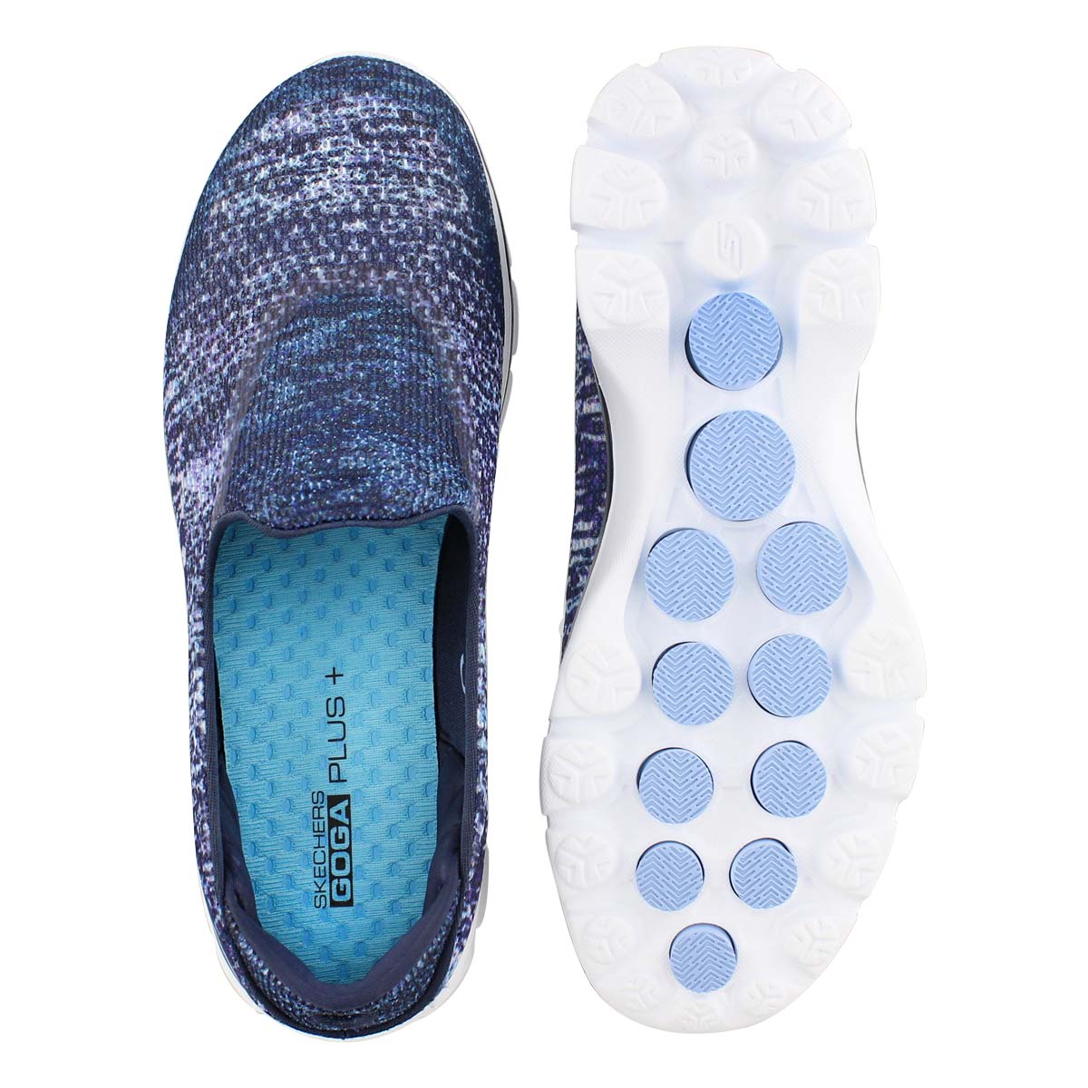 Lds GOwalk 3 Glisten nvy slipon walking