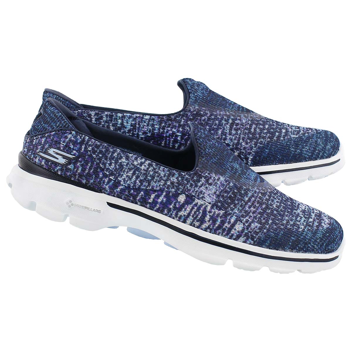 Lds GOwalk 3 Glisten nvy slipon walking