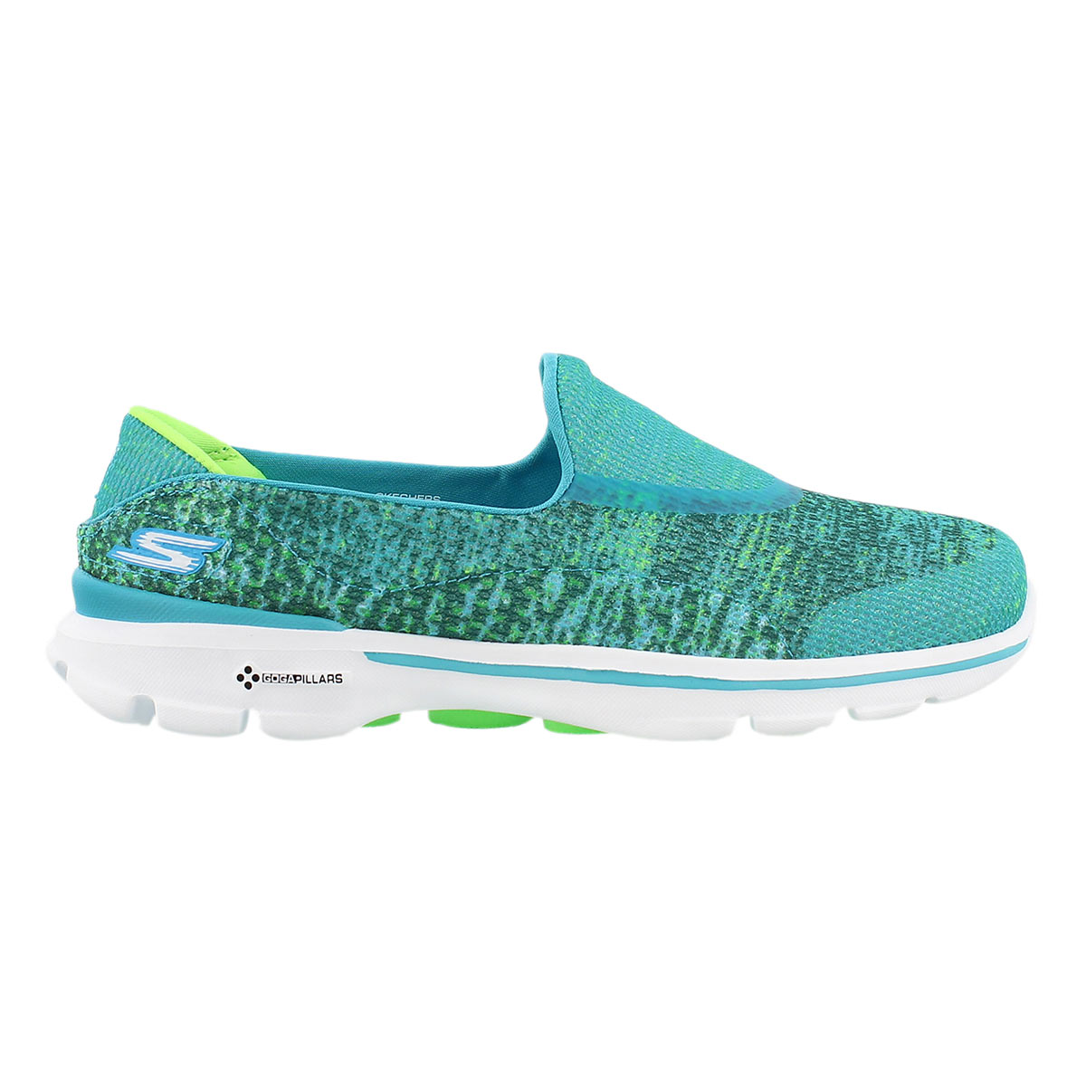 Lds GOwalk 3 Glisten teal slipon walking