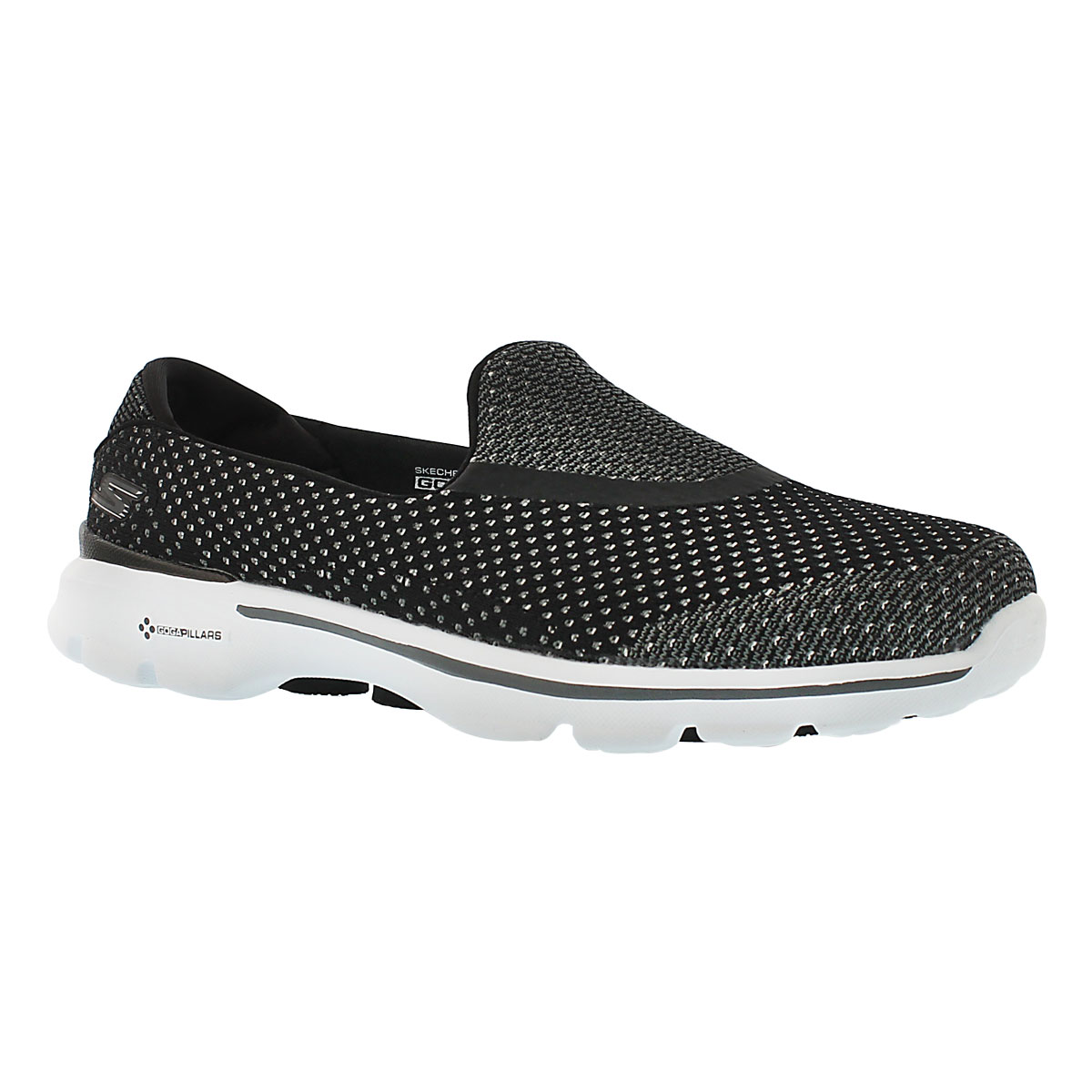 Lds GOwalk 3 blk slip on sneaker