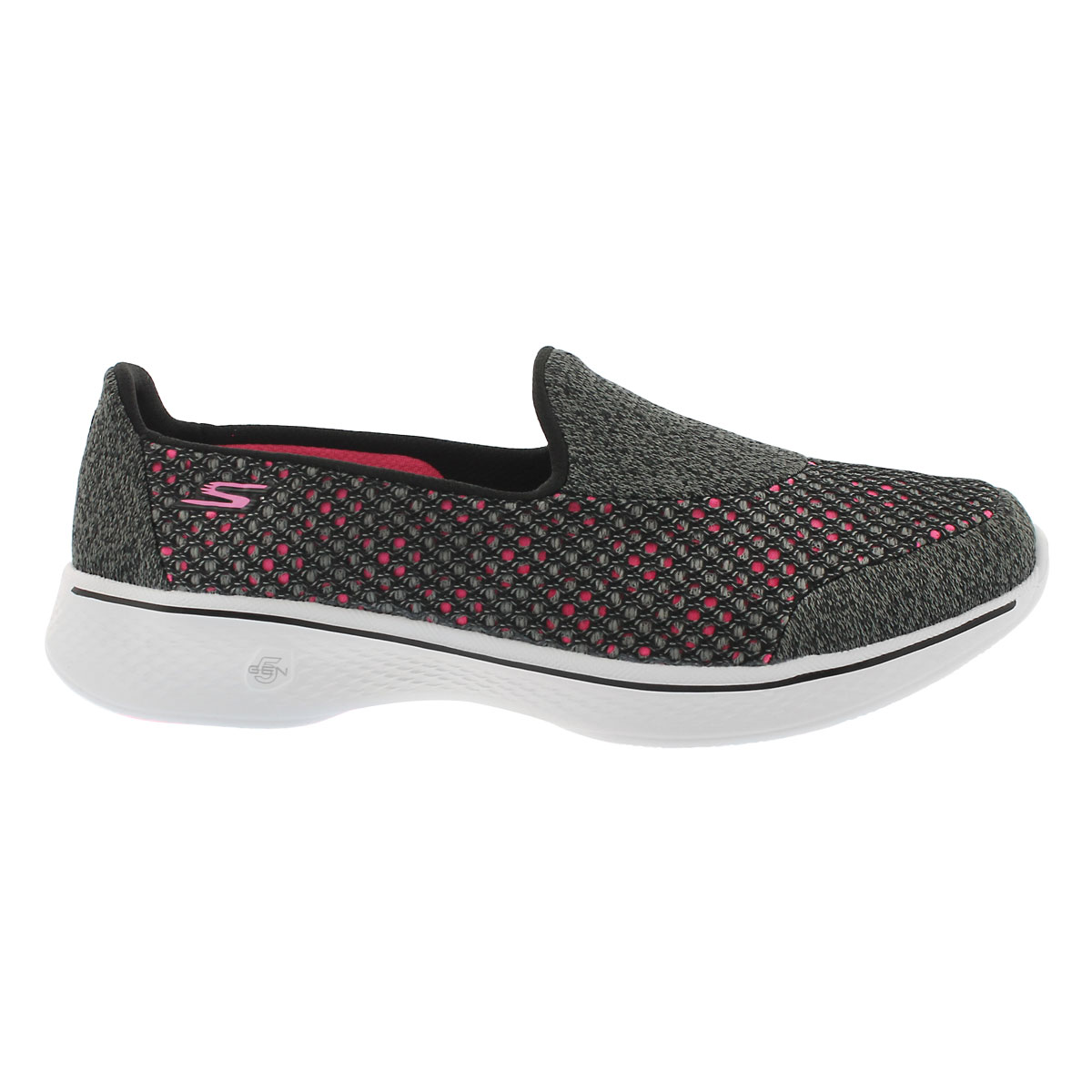 Lds GO Walk 4 Kindle blk walking shoe