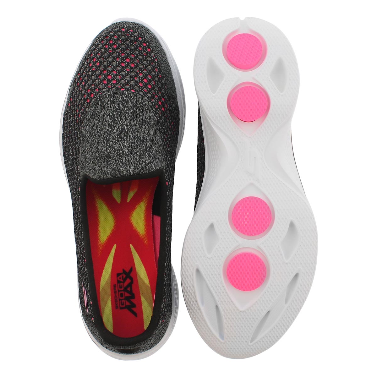 Lds GO Walk 4 Kindle blk walking shoe