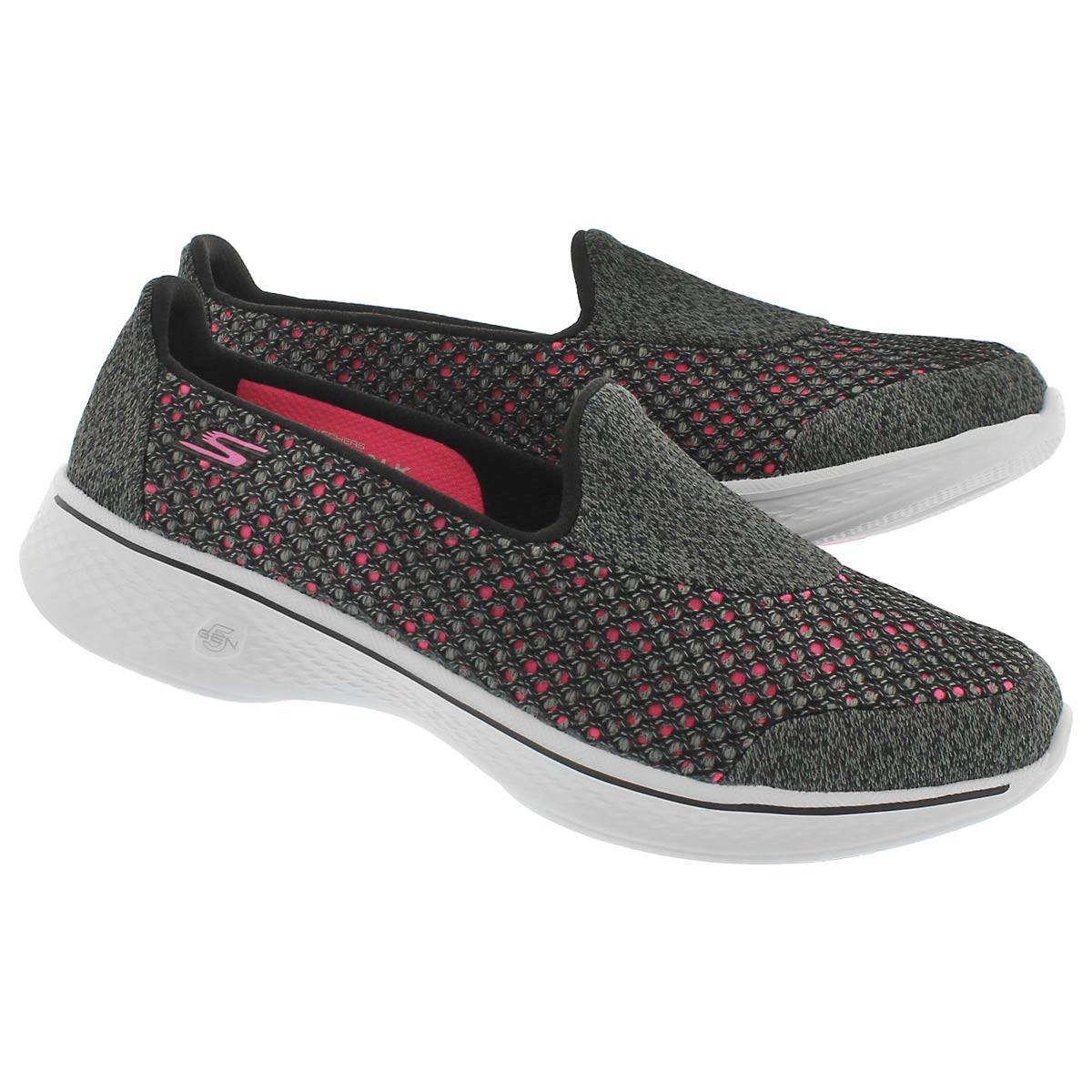 Lds GO Walk 4 Kindle blk walking shoe