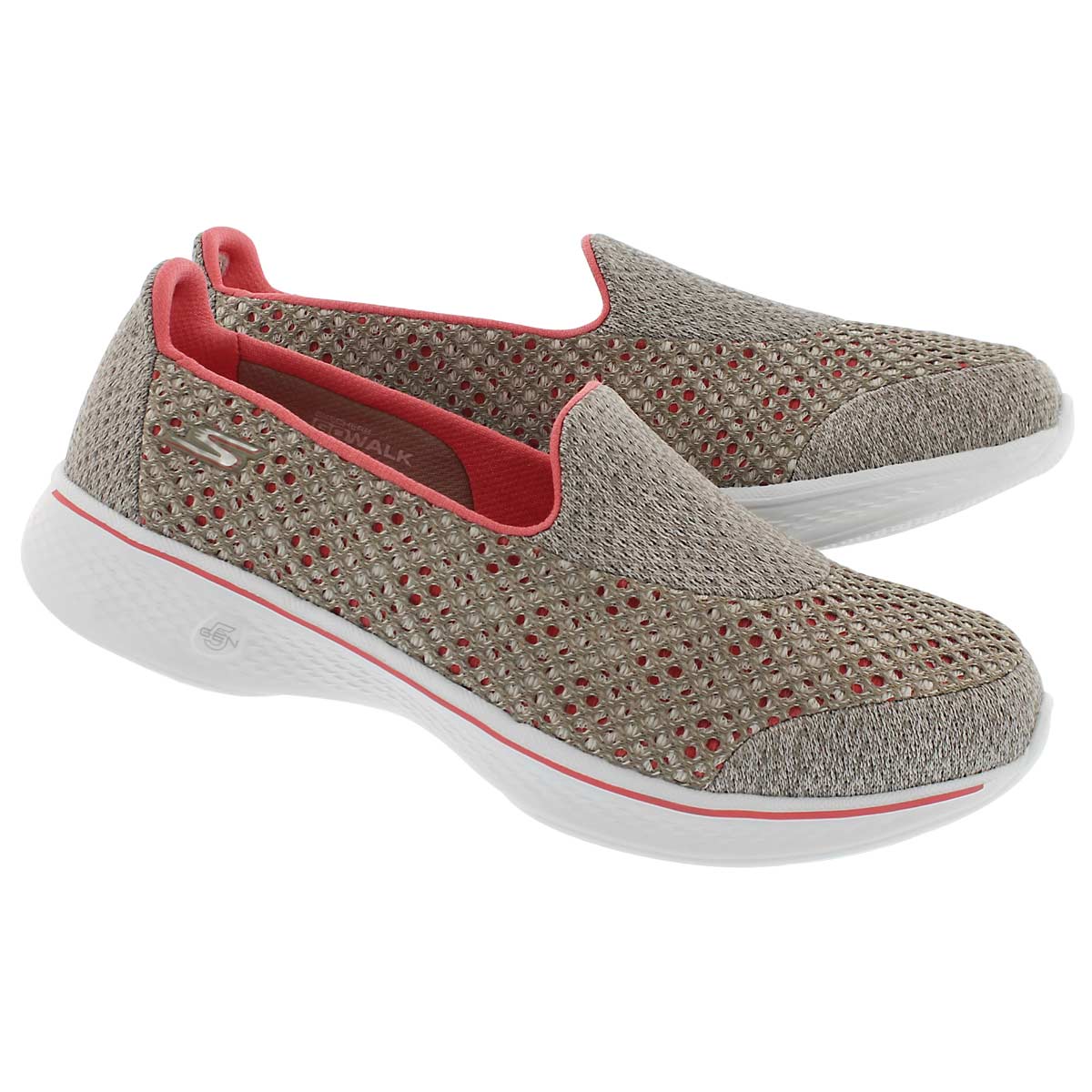 Lds GO Walk 4 Kindle taupe walking shoe