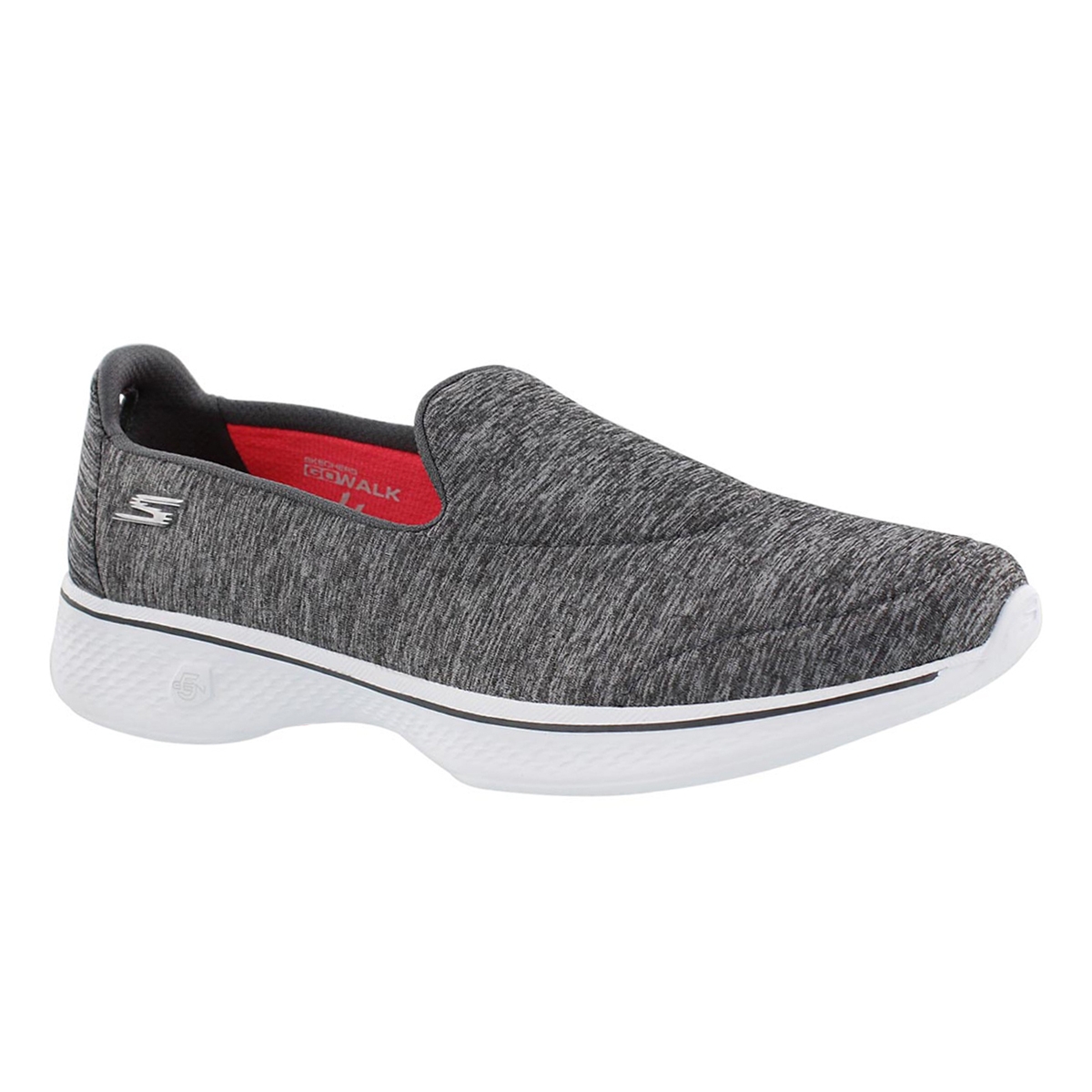 Women's GOwalk 4 ACHIEVER grey slip on shoes