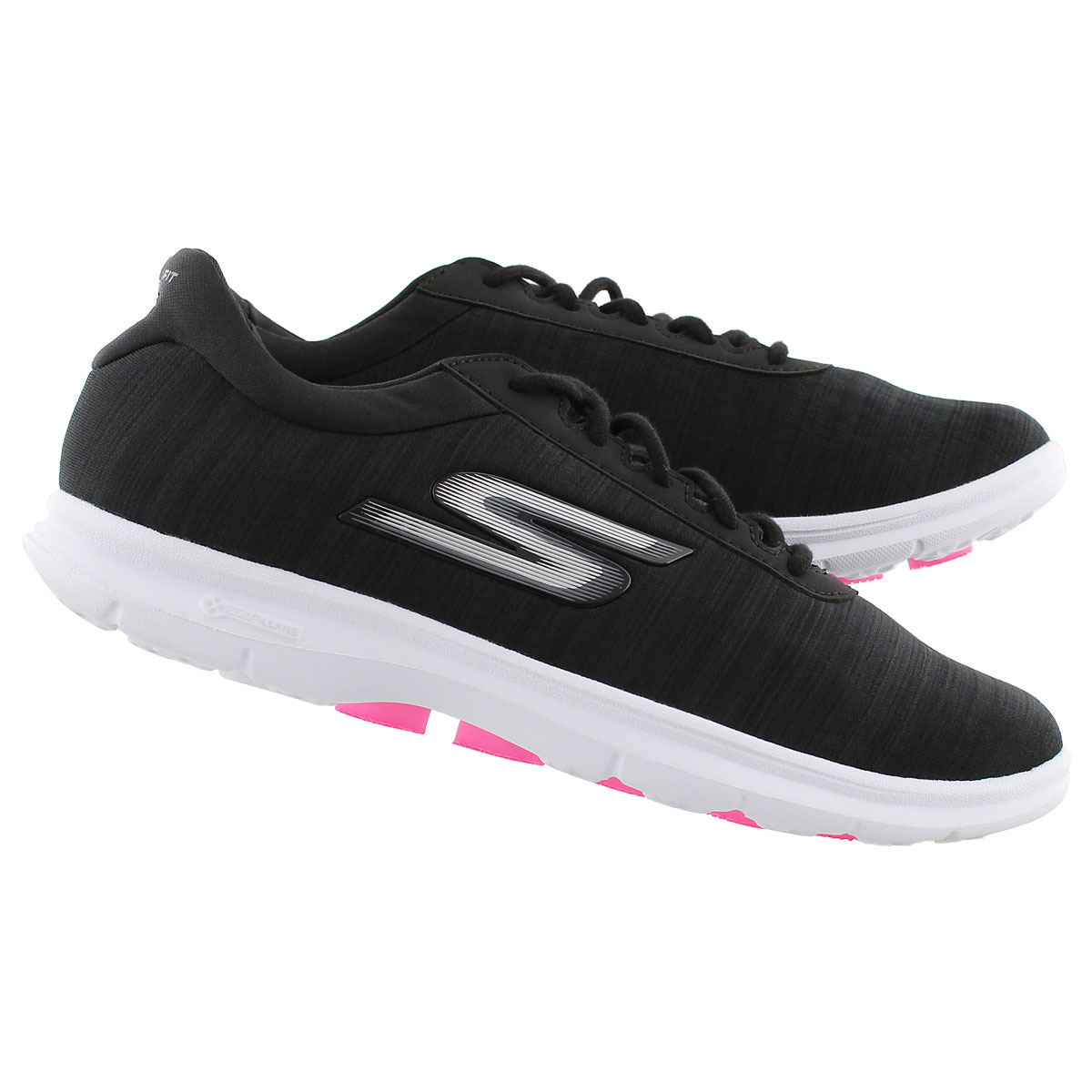Lds GOstep Unmatched blk/wht sneaker