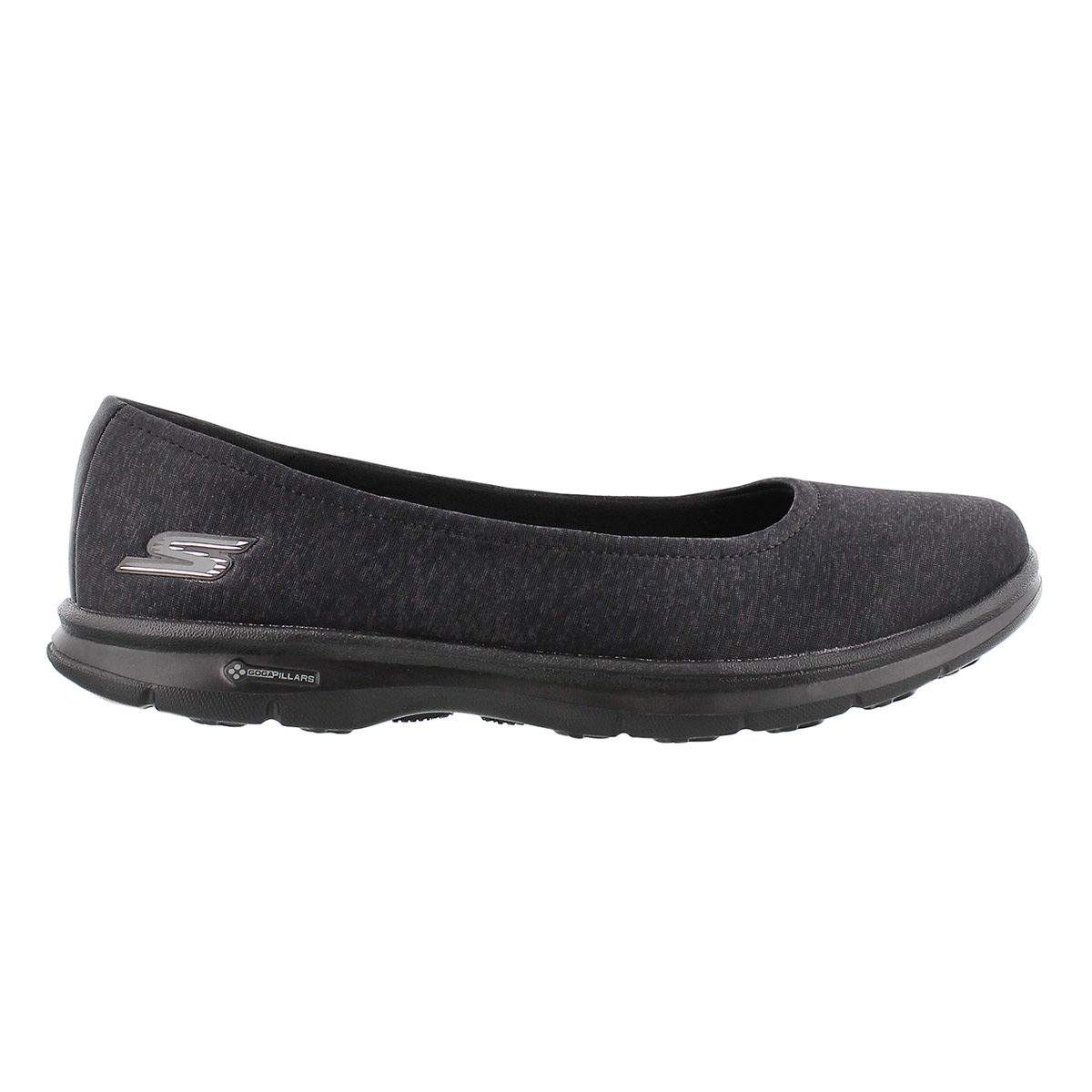 Lds GOstep Challenge blk walking shoe