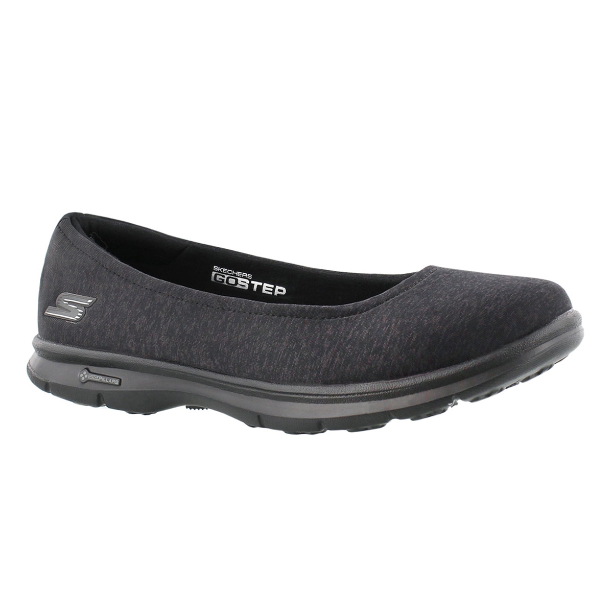 Women's GOstep CHALLENGE black walking shoes