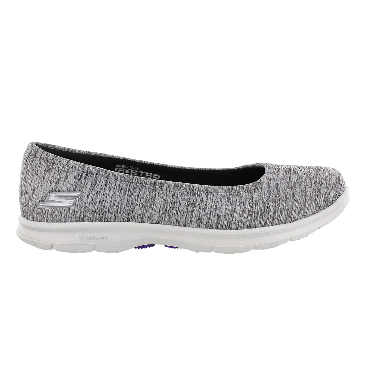 Lds GOstep Challenge blk/wt walking shoe