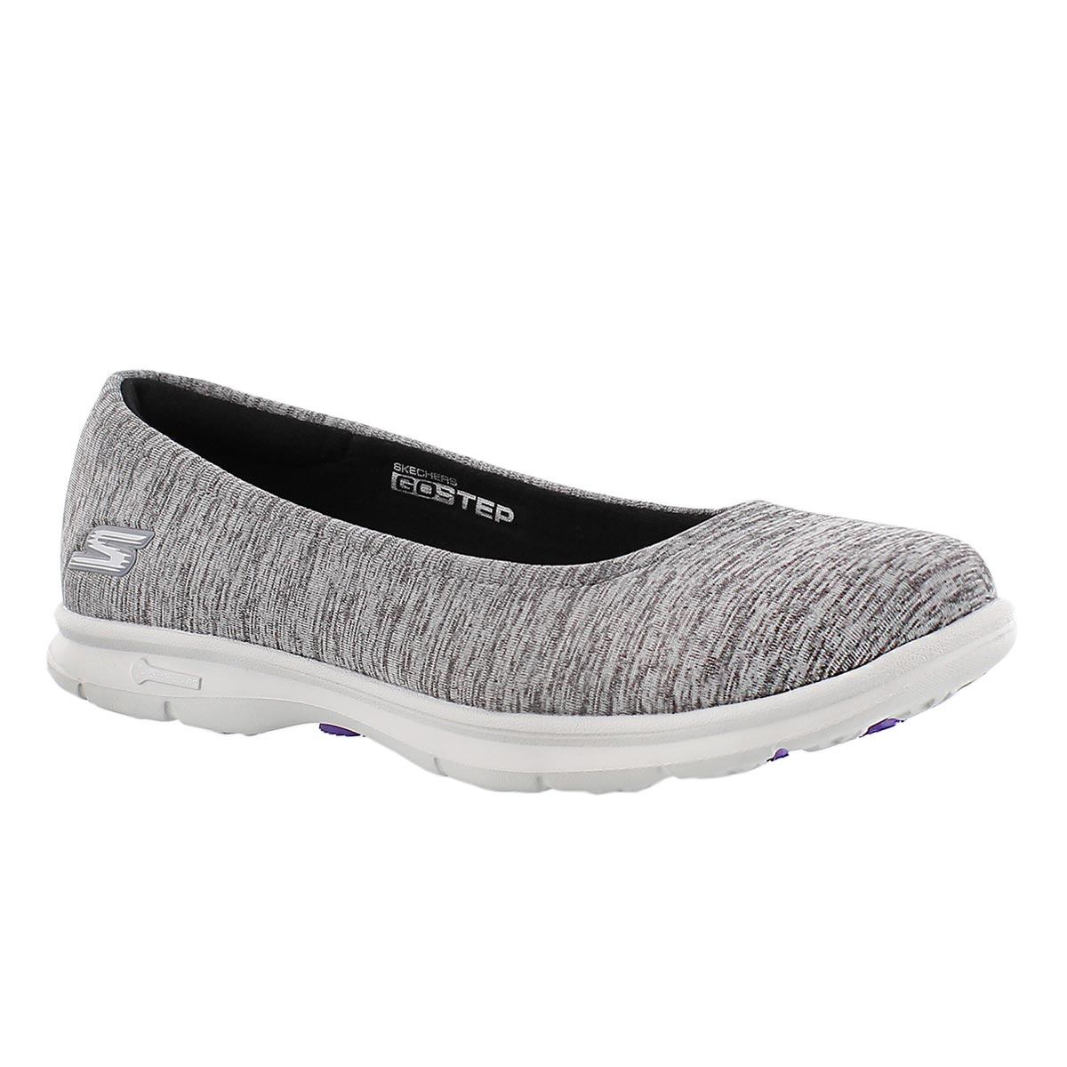Lds GOstep Challenge blk/wt walking shoe