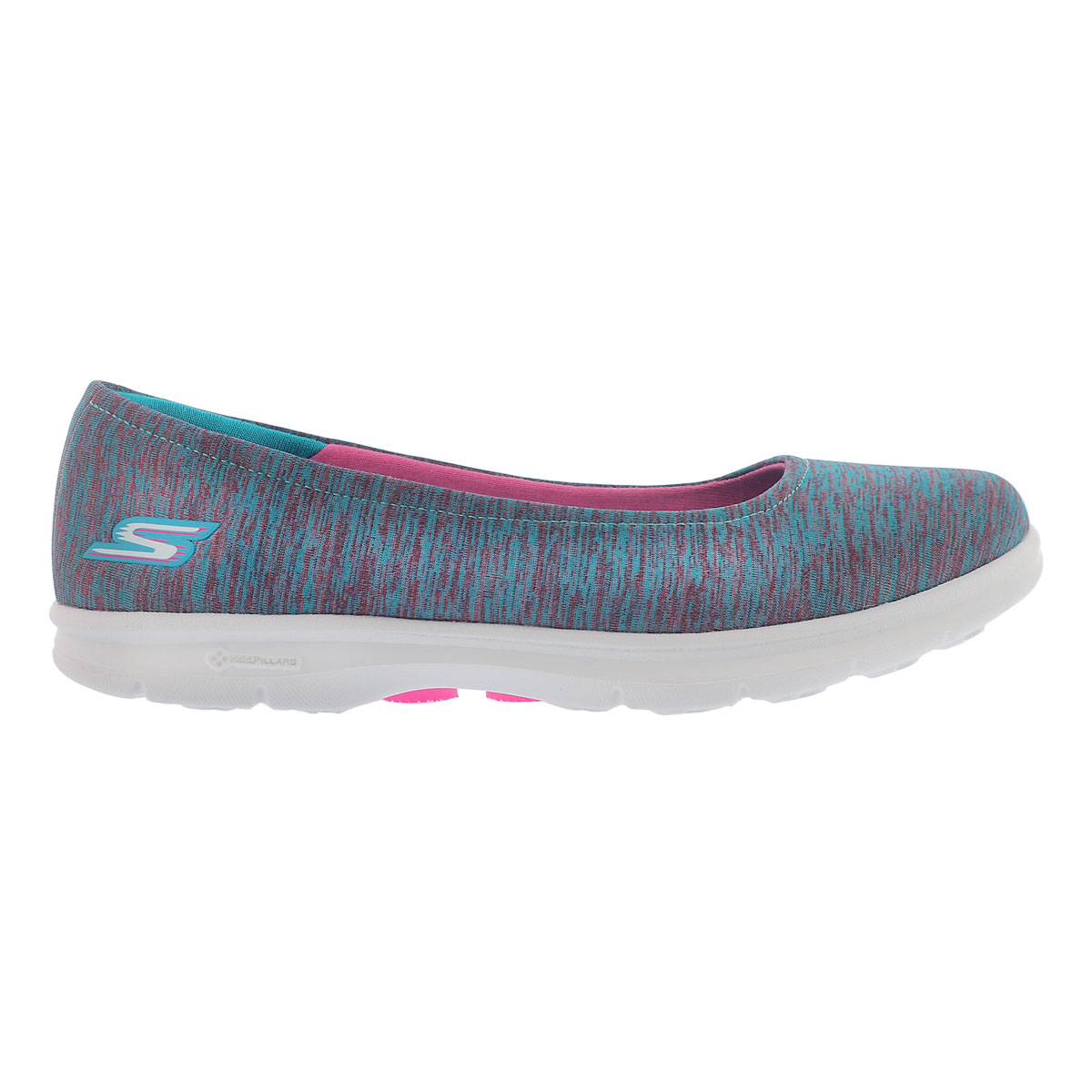 Lds GOstep Challenge blu/pk walking shoe